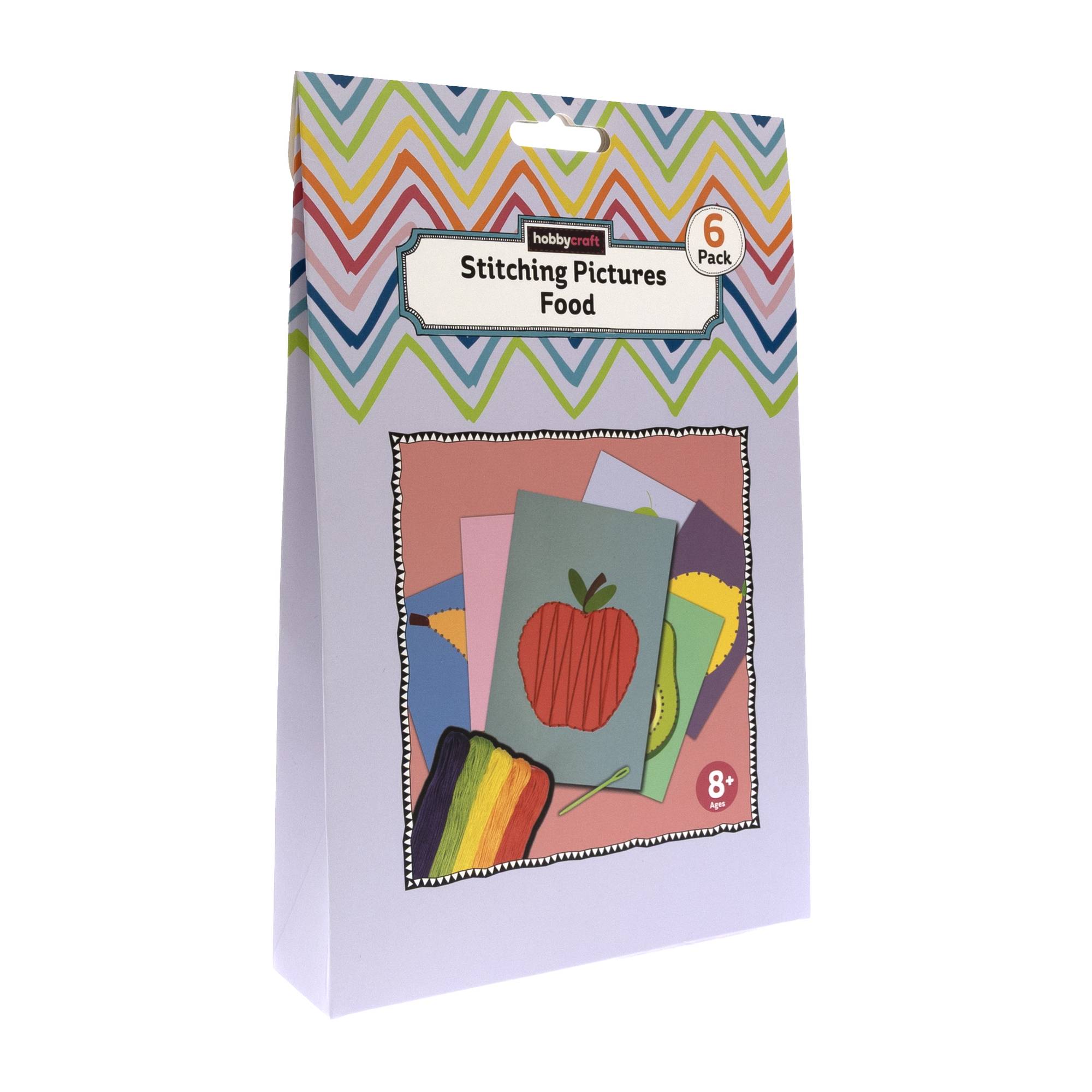 Food Stitching Picture Kit 6 Pack