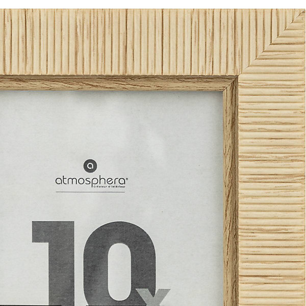 Cadre photo Théa beige 10x15cm - Atmosphera