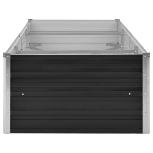 NNEVL Garden Raised Bed Anthracite 240x80x45 cm Galvanised Steel