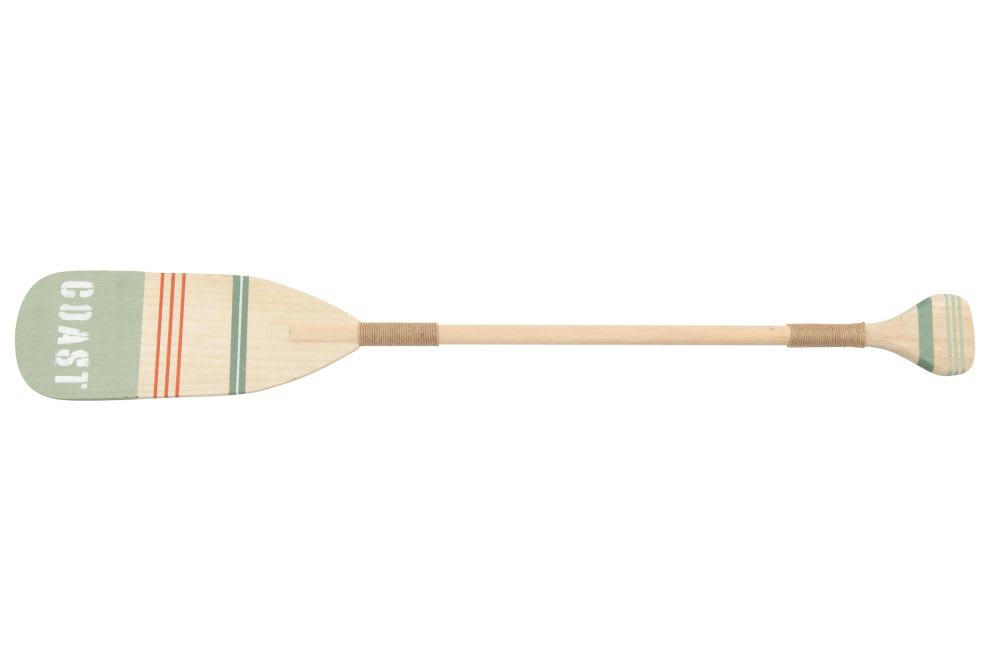 COAST - Déco murale pagaie en paulownia tricolore 15x110