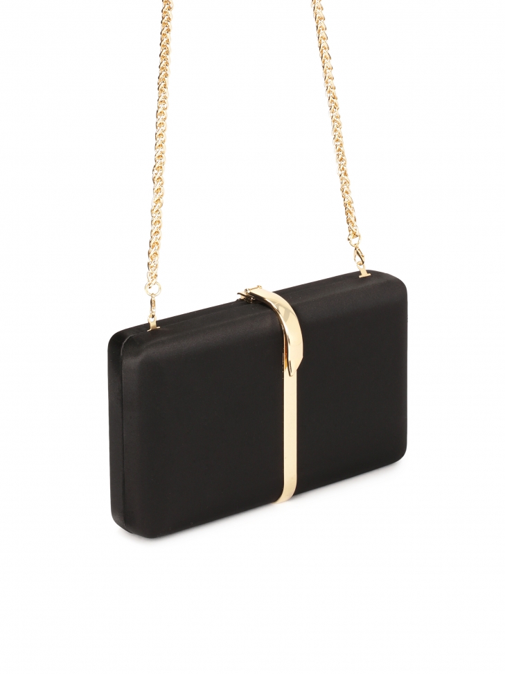 Chic small clutch bag with shoulder chain