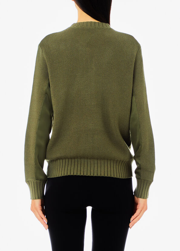 Cardigan in maglia con zip