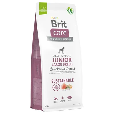 Brit Care Dog Sustainable Junior Large Breed Chicken & Insects