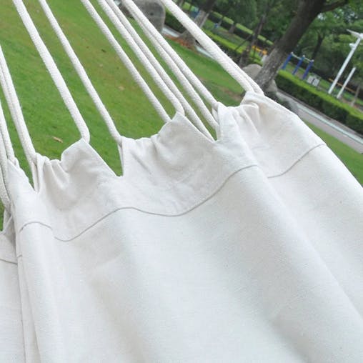 NNEOBA Large Brazilian Macrame Hammock Swing