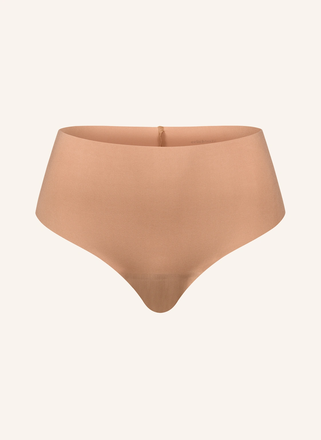 erlich textil Light Touch High Waist Brazil String mit weichem Modal - nahtlose Kanten