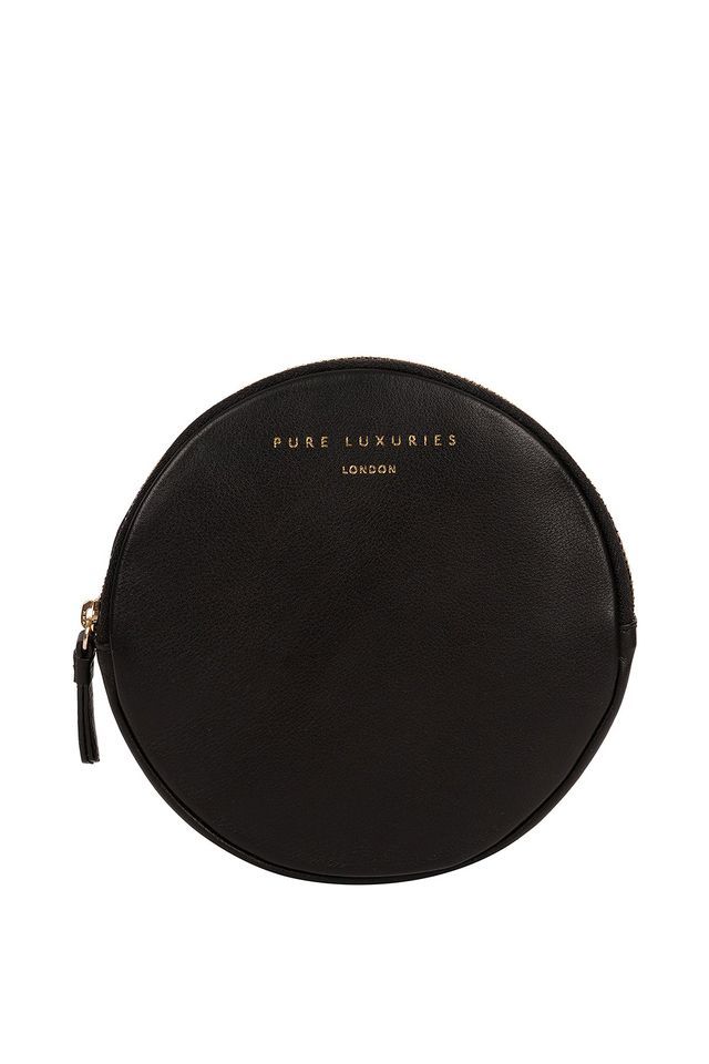 Pure Luxuries London Oakwood' Leather Coin Purse