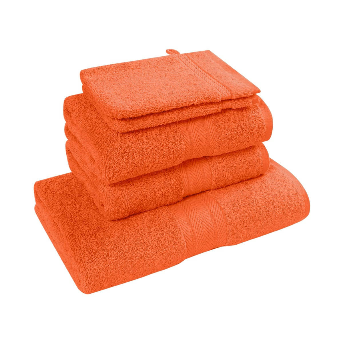 LUXURY - Ensemble de bain 5 pièces Corail