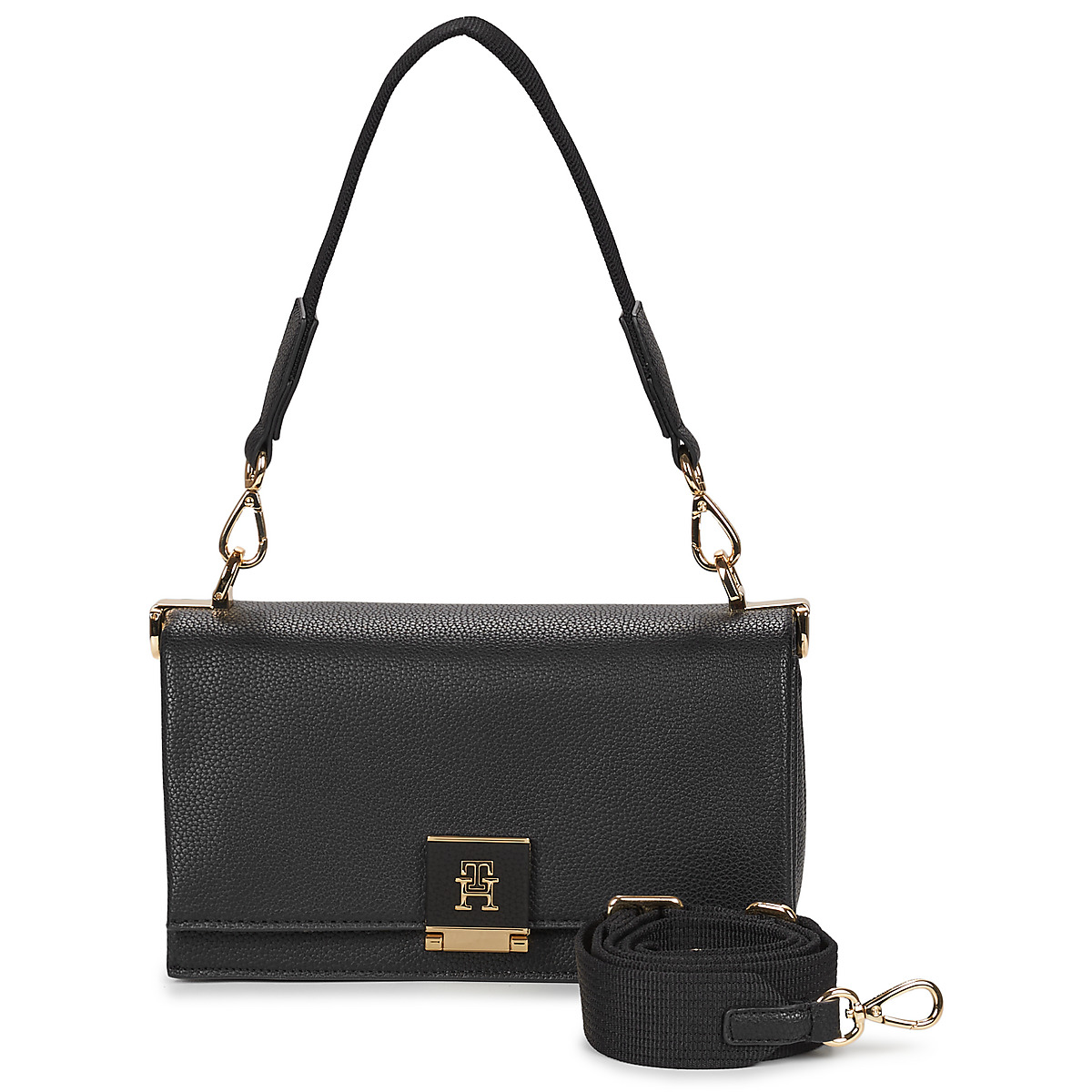 Tommy Hilfiger - TH HER MED CROSSOVER - Black
