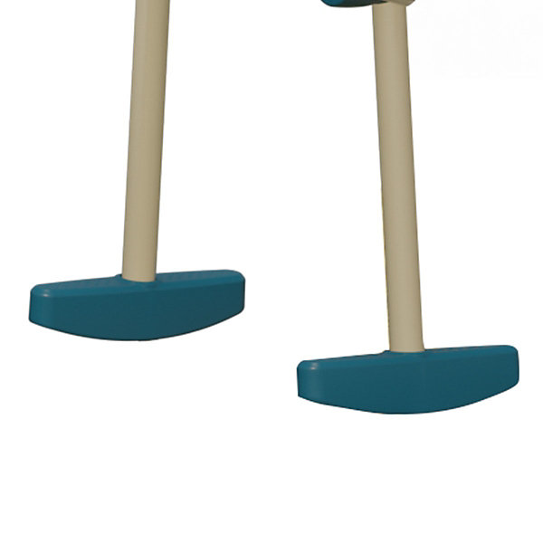 Lot 2 sieges ergonomiques avec pieds face a face Trigano