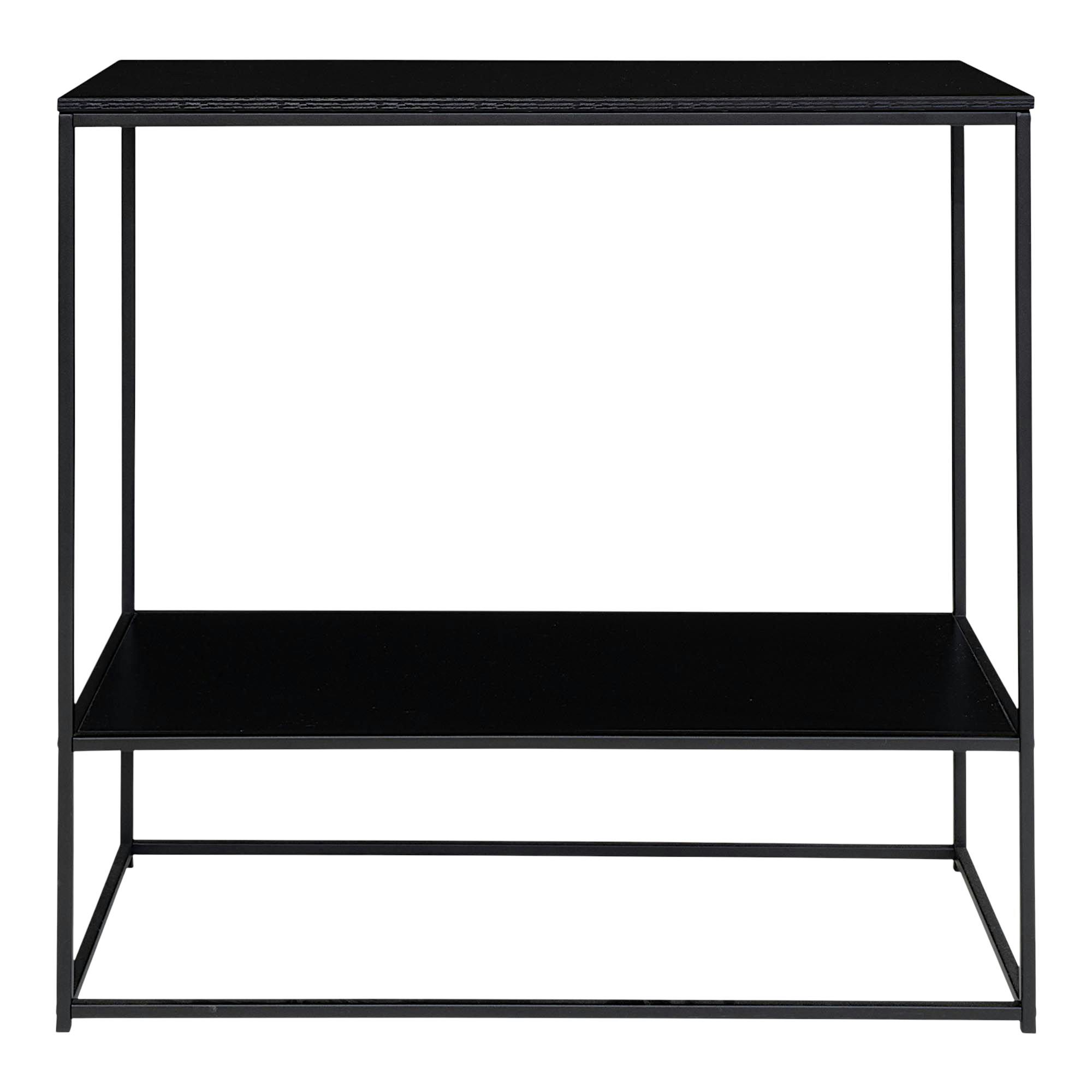 Console d'entrée noire double plateau VARDE