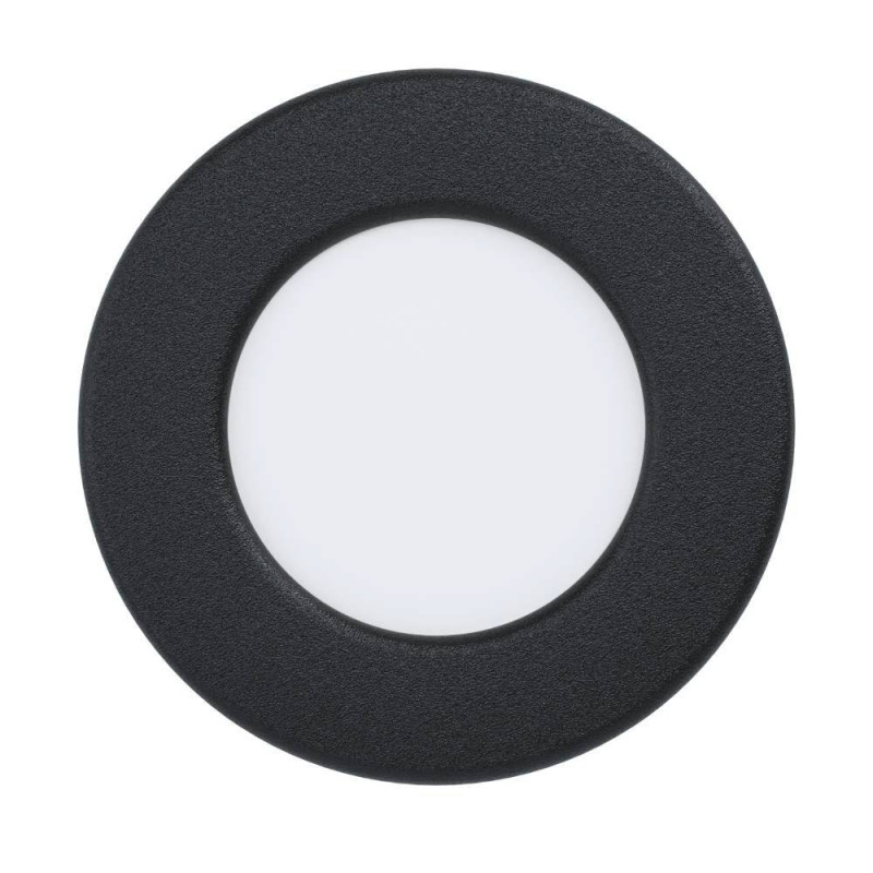 Spot à encastrer LED Fueva 5 noir blanc chaud 2,7 W EGLO