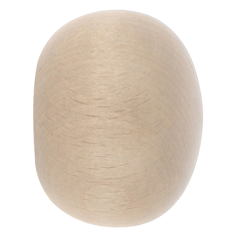 Embout de fermeture pour tringle en bois Galet Ø 28 mm 2 pièces MOBOIS