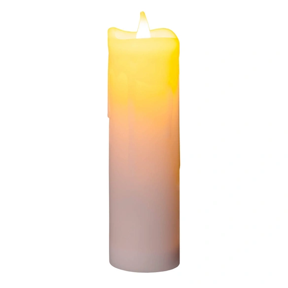 Schwebende Kerzen mit Zauberstab, creme/braun, 6er