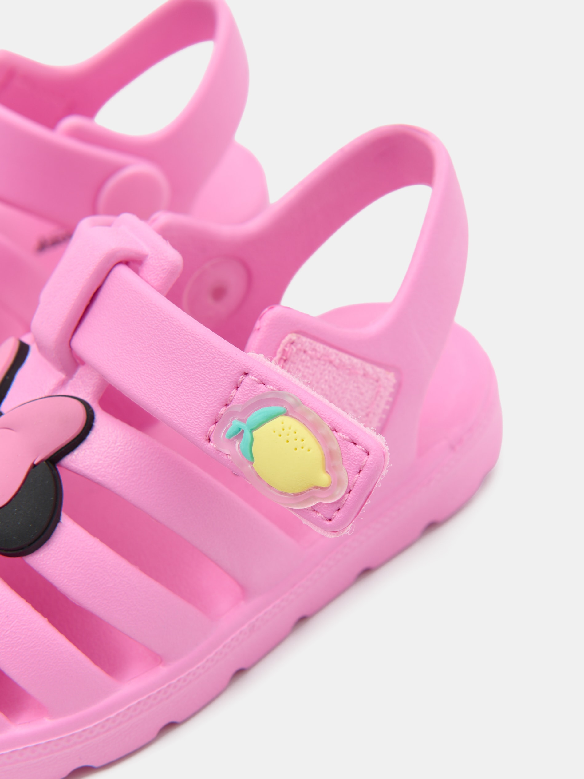 Sandały z aplikacjami 3D Minnie Mouse