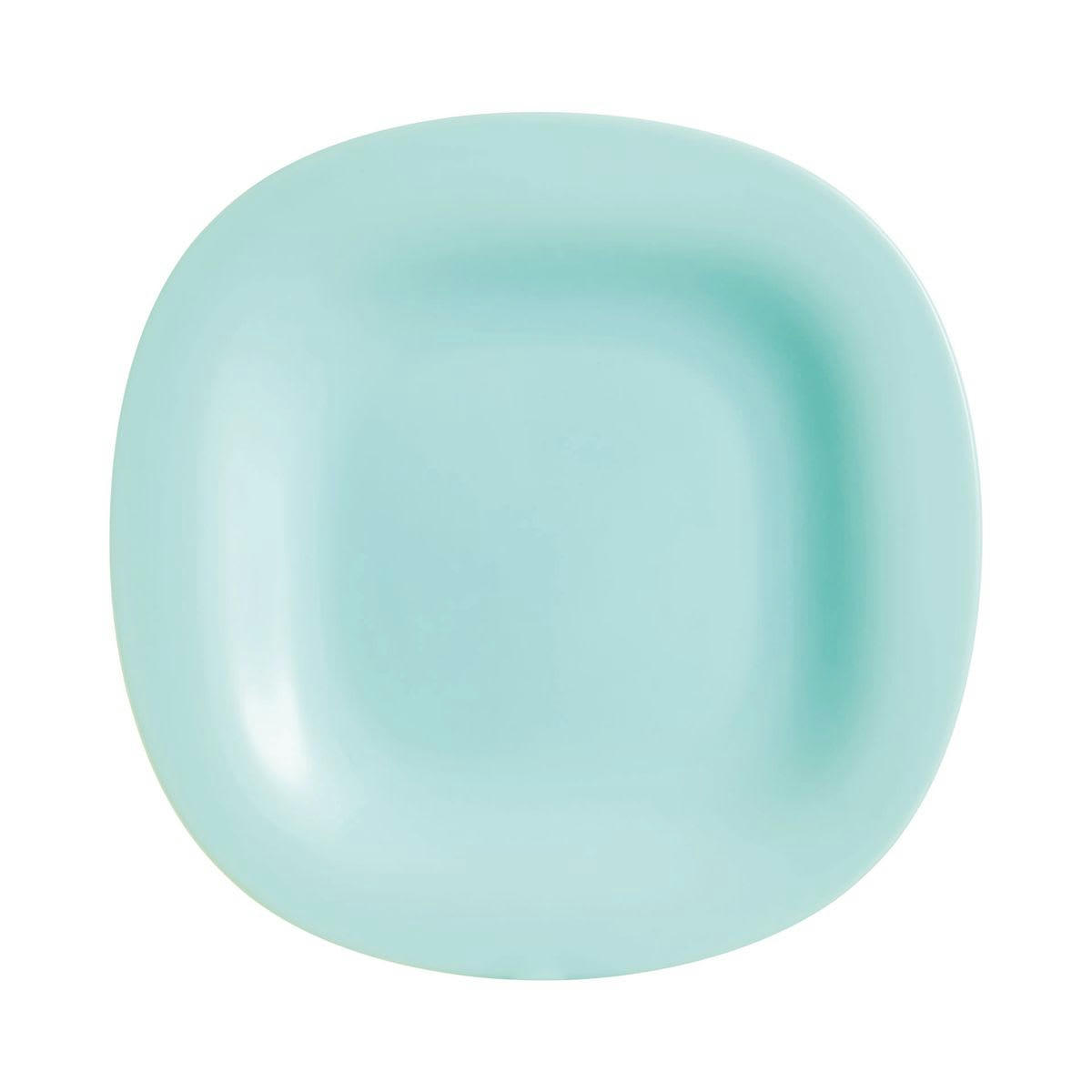 CARINE - Assiette turquoise 21 x 19,6 cm