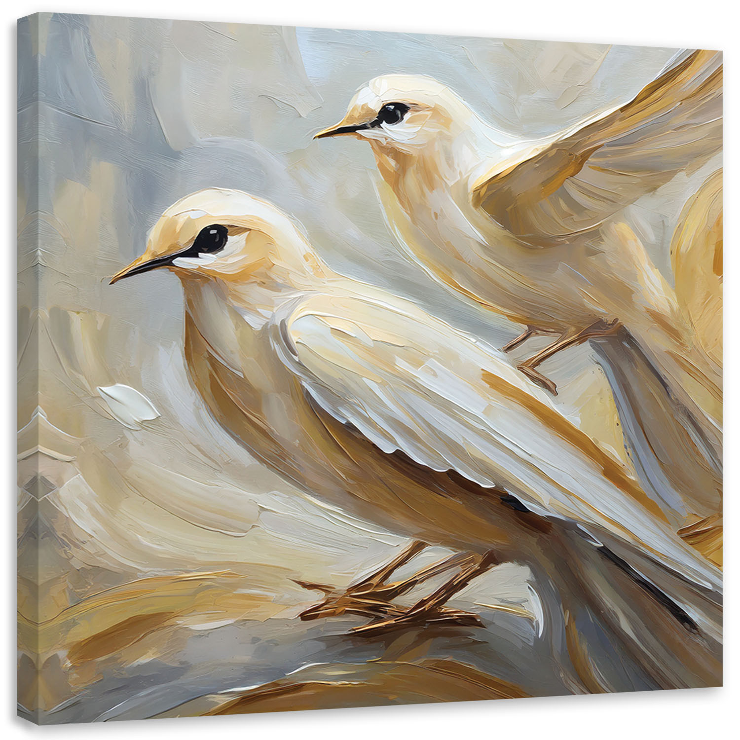 Feeby Obraz drukowany, Ptaki jak malowane 30x30