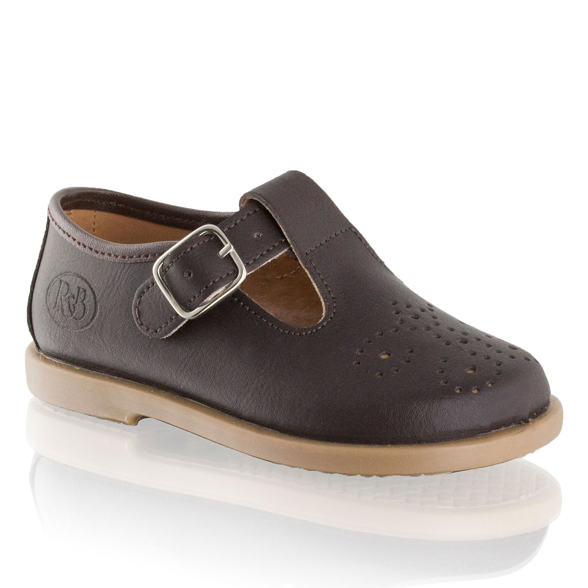 Russell & Bromley MILO Buckle T Bar Brogue Shoe