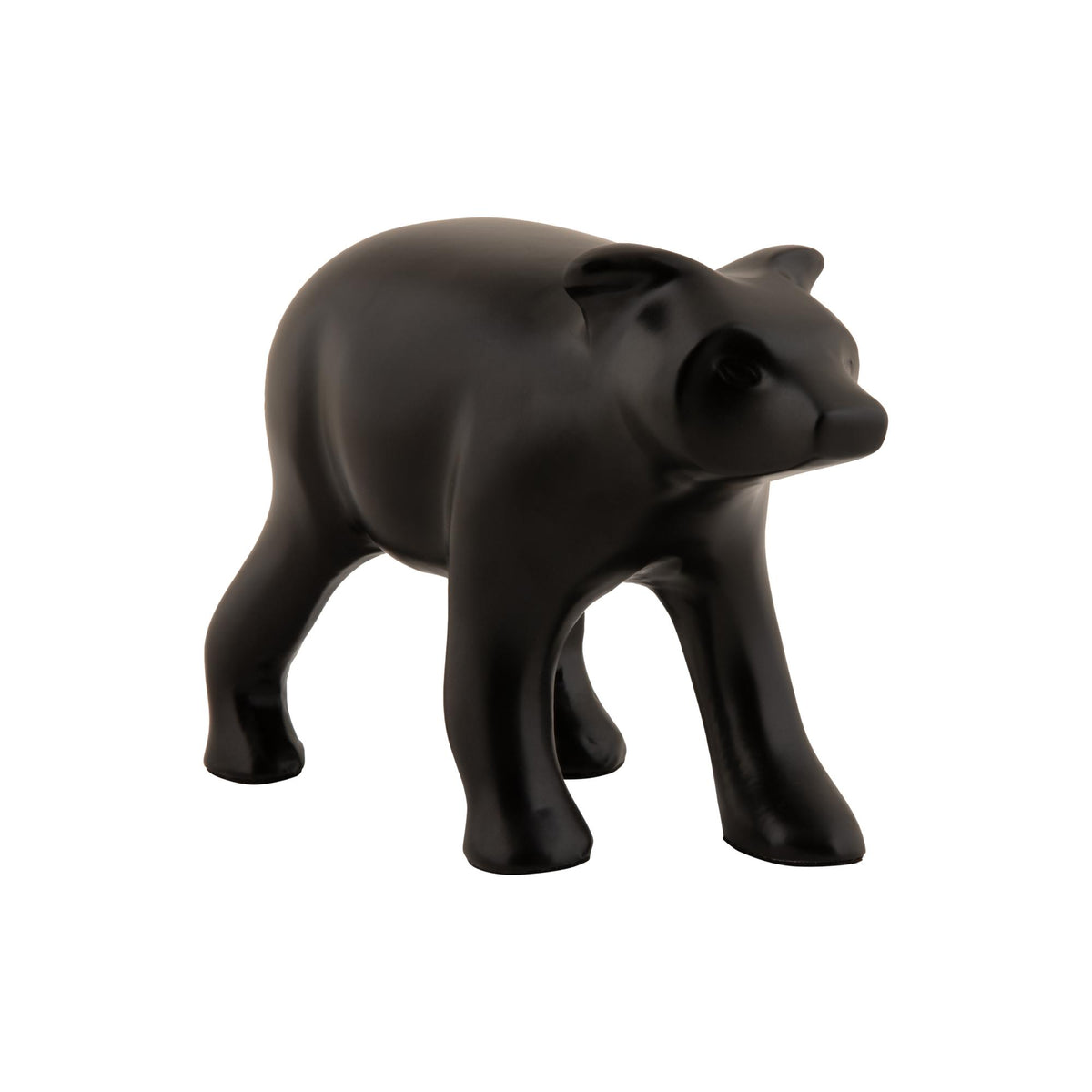 Present Time ornament Bear - zwart - 15x7x10.5cm