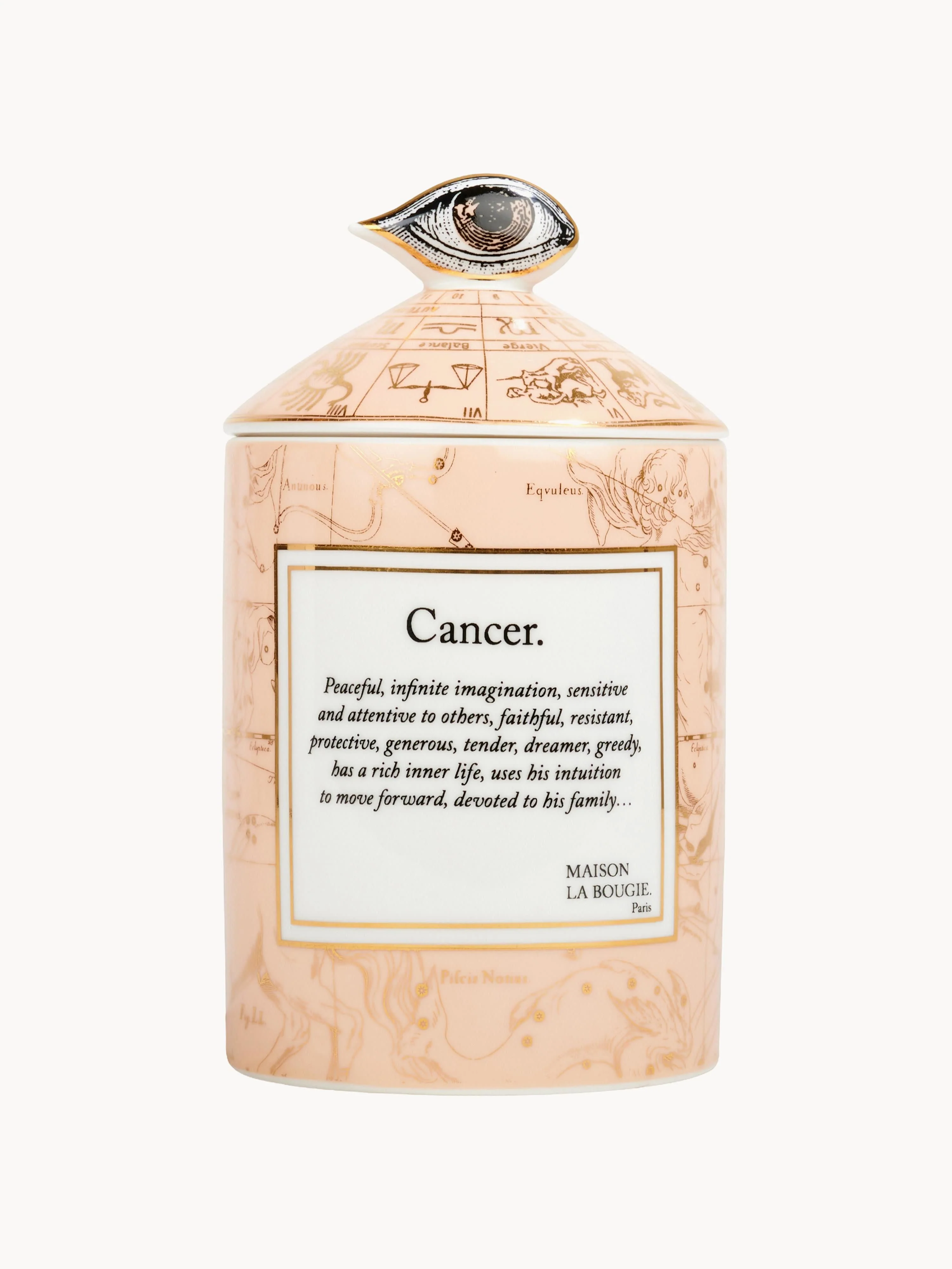 Handgefertigte Duftkerze Cancer (Bergamotte & Vetiver)
