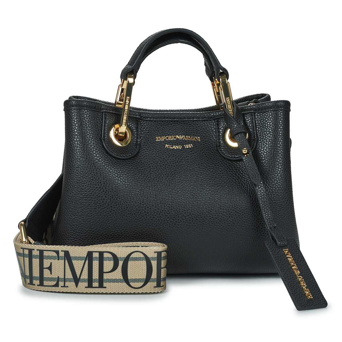 Emporio Armani - MINI MYEA BORSA - Black