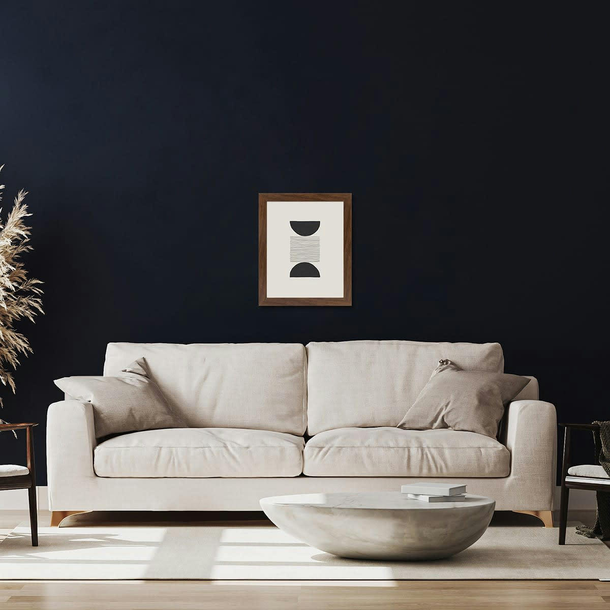 ETERNEL - Cadre photo design ébène bois foncé 24x30 cm bois reconstitué fsc