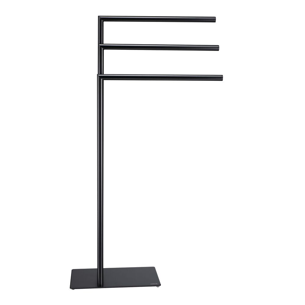 Sealskin Tube Handdoekrek 3-armig Vrijstaand - Zwart