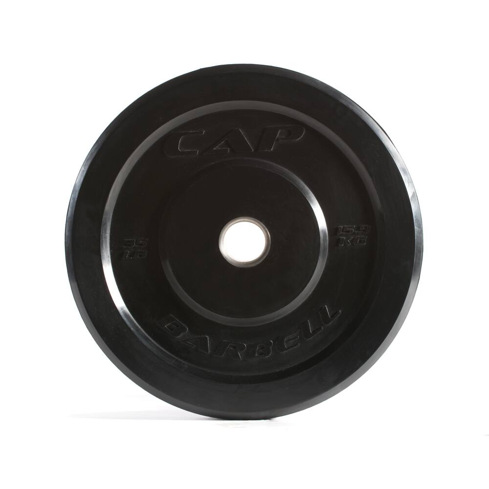 Cap Barbell Rubber Plate, 35-lb