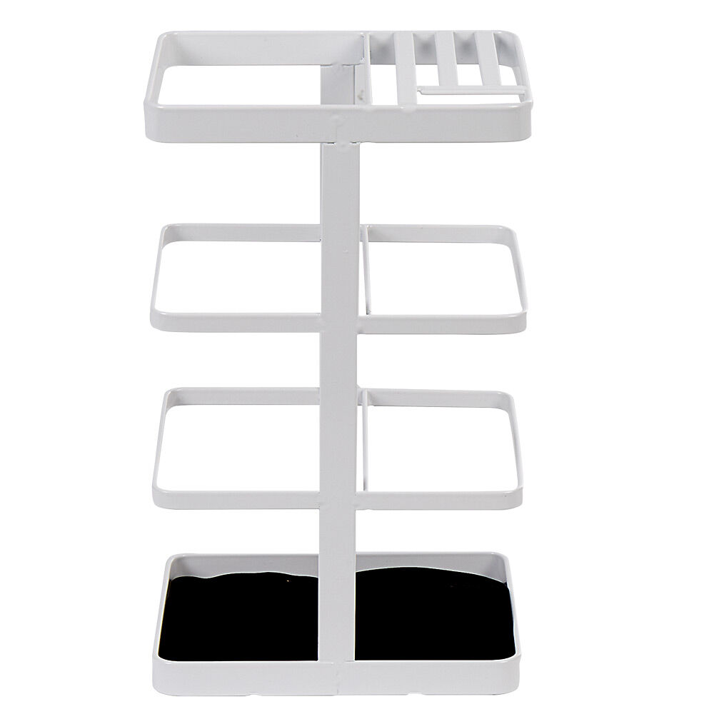 Porte ustensiles de cuisine en métal blanc