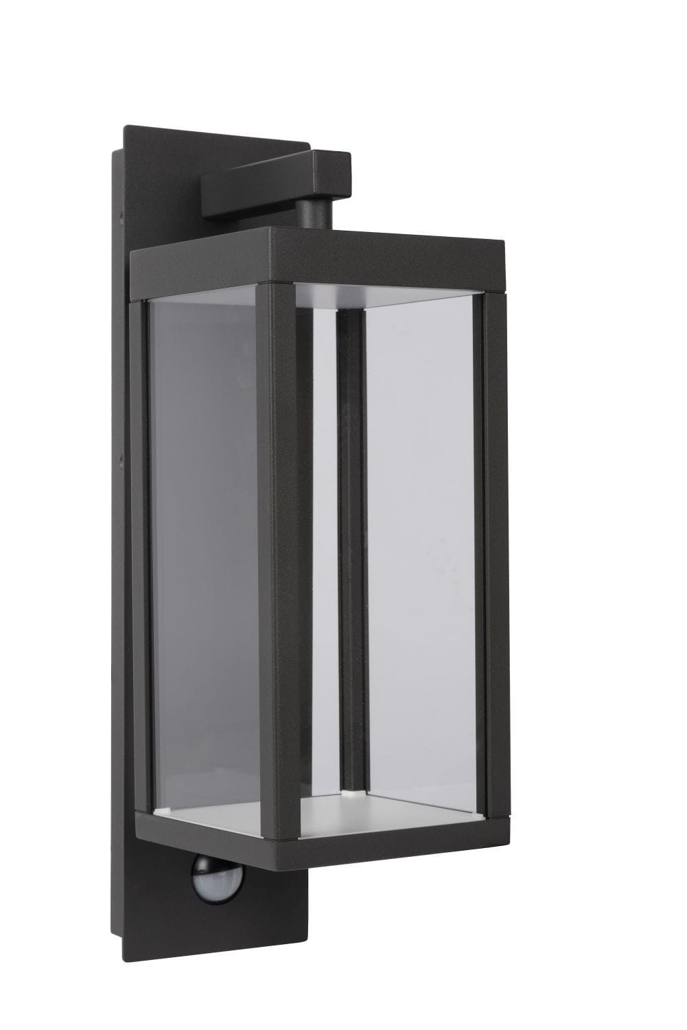 Kinkiet zewnętrzny CLAIRETTE czujnik antracyt LED 1x15W 650lm IP54 Lucide