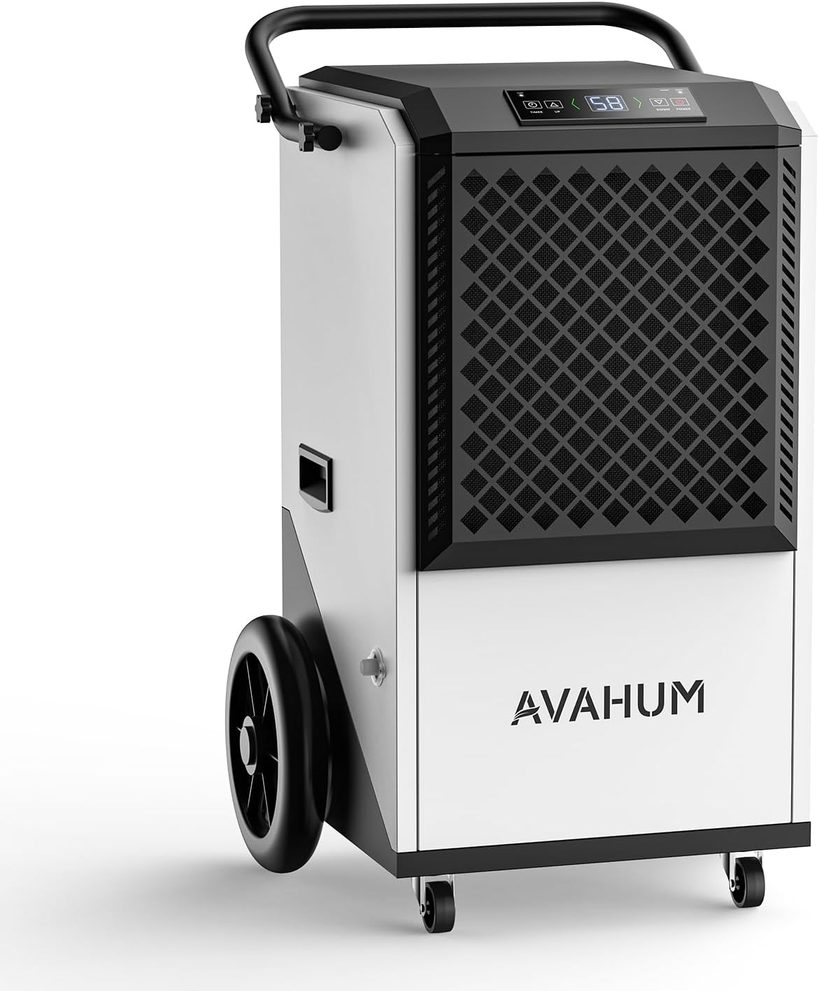 250 Pint Commercial Dehumidifier, Industrial Dehumidifier for 8,000 Sq.Ft Basement Warehouse Construction, Large Heavy Duty Commercial Grade Dehumidifiers with Drain Hose, Auto Defrost, Auto Restart