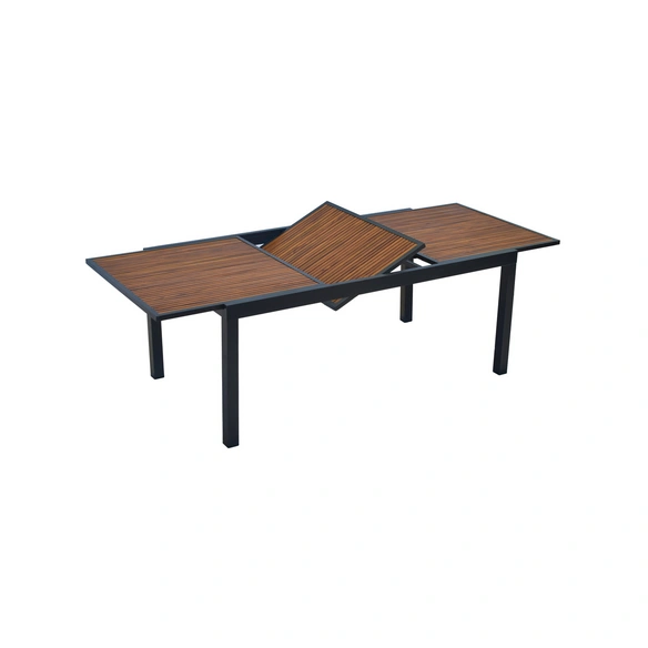 Gartentisch »Paxos«, BxH: 100 x 75 cm, ausziehbar, Aluminium/Akazie