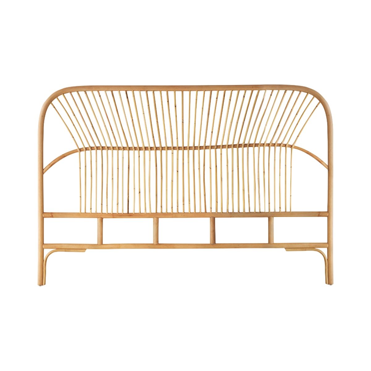 Tikamoon Rotan hoofdbord 160 cm - Naturel