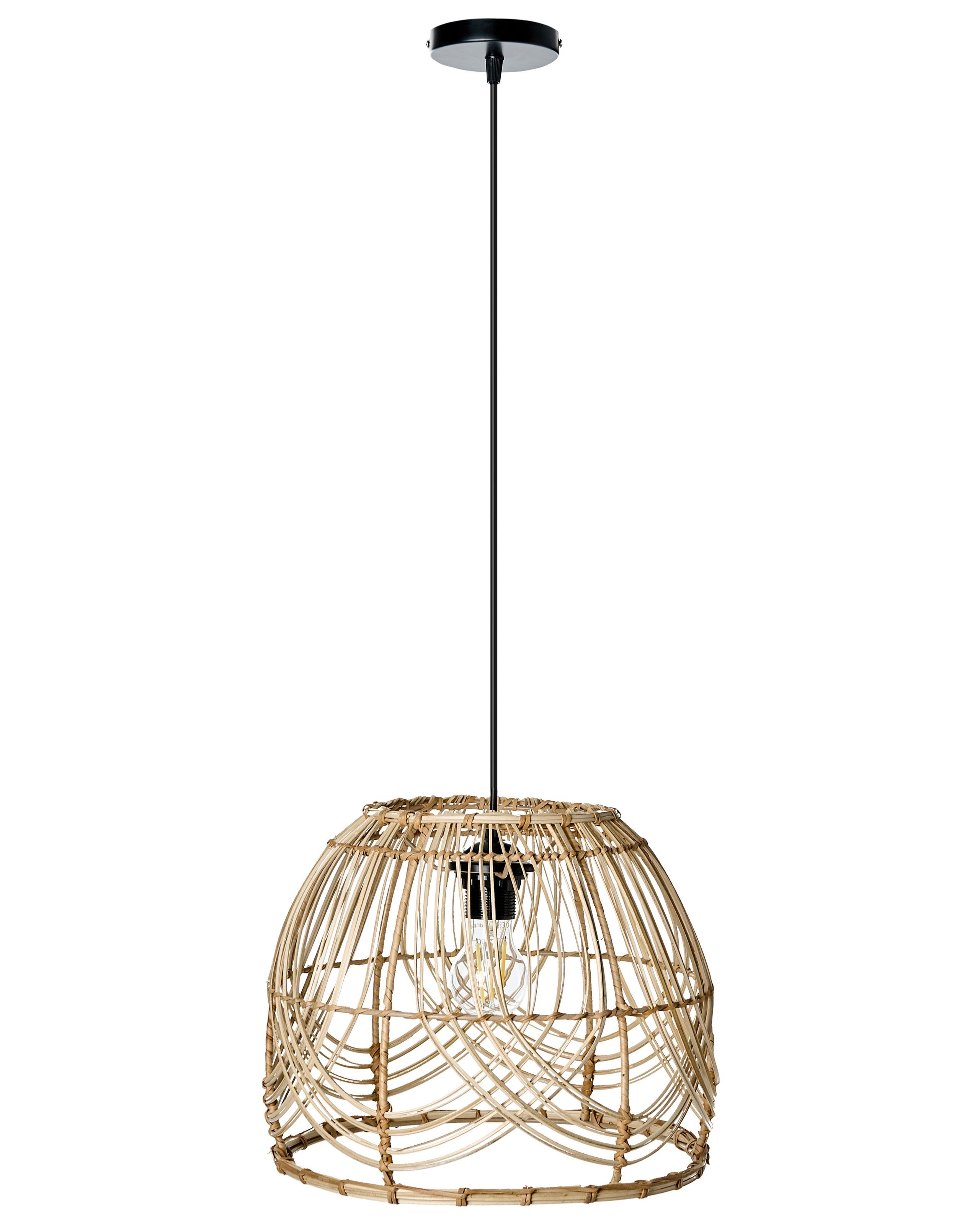 Lampa wisząca POSTRERO Rattan Naturalny