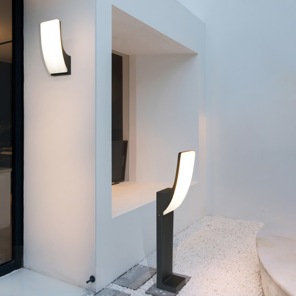 Kinkiet zewnętrzny NATANczarny LED 1x15W 1350lm IP54 Italux