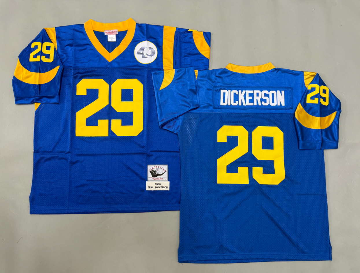 Eric Dickerson Los Angeles Rams Authentic Throwback Retired Player Jersey