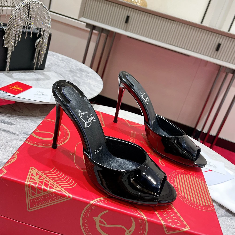 Christian Louboutin Open Toe High Heels