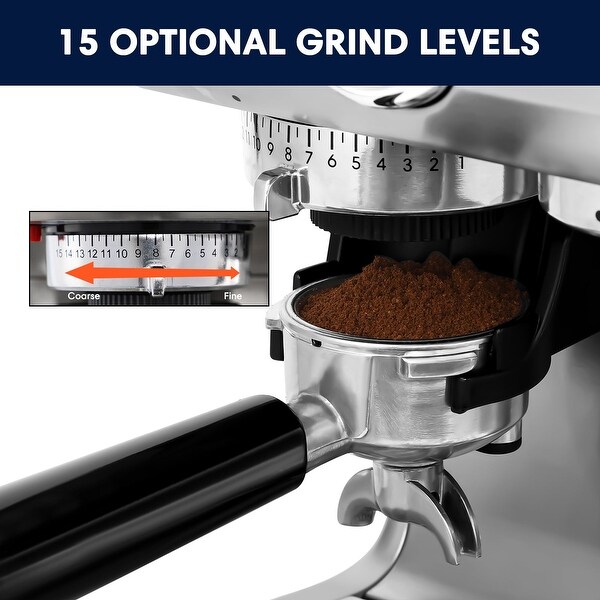 Sincreative CM5700 All in One 20 Bar Espresso Machine with Grinder and Milk Frother