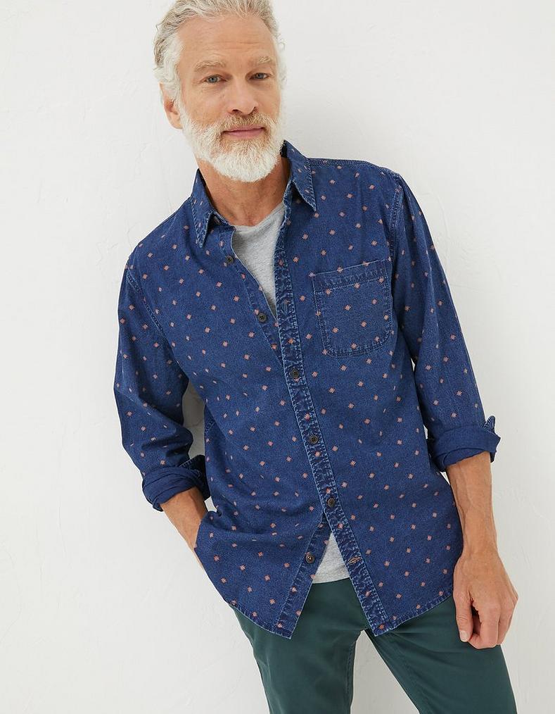 Flower Geo Print Shirt