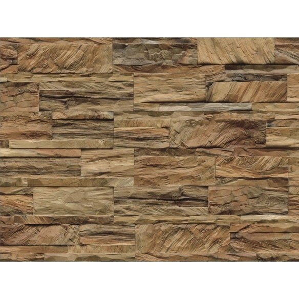 Wandverblender »INDO DIAMONDWOOD«, braun, unbehandelt, Holz, Stärke: 20 mm