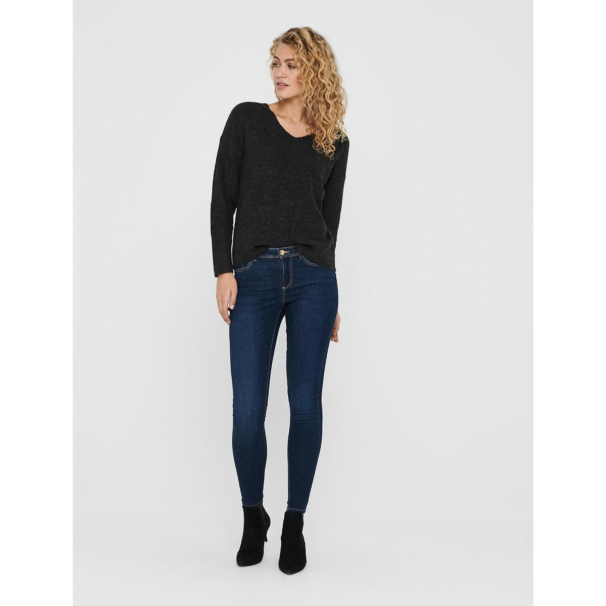Pull maille mousseuse