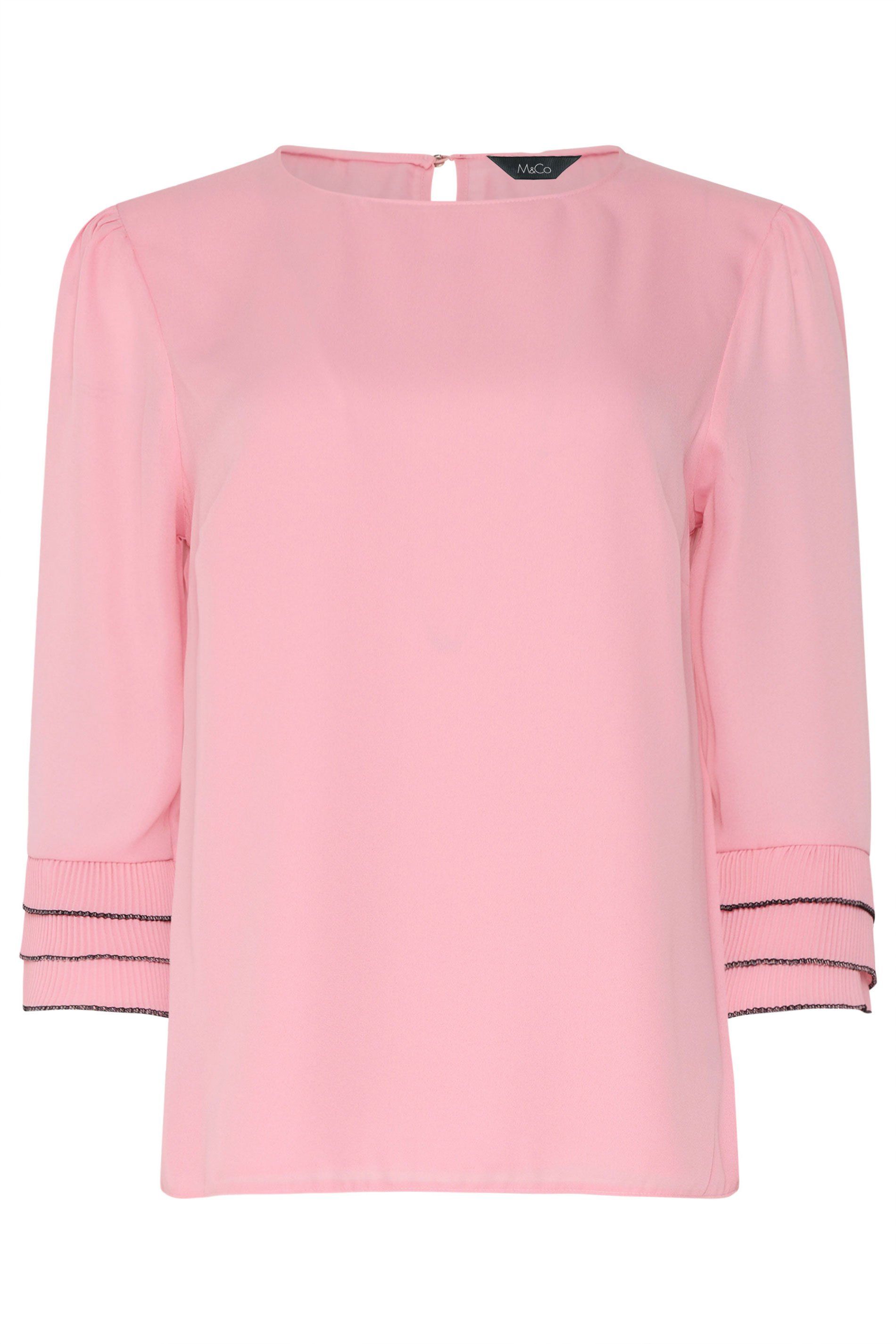 M&Co Frill Sleeve Blouse