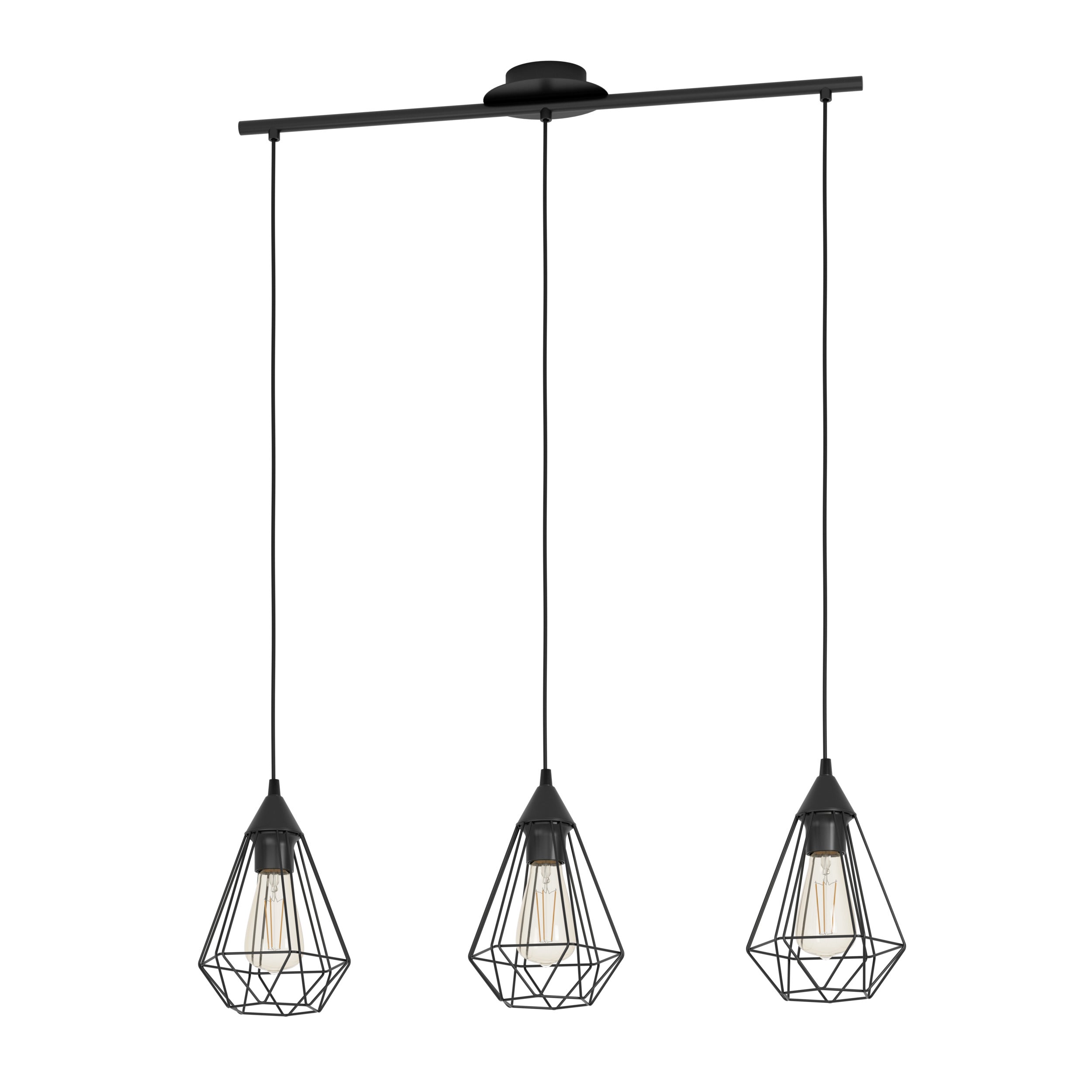 EGLO hanglamp Tarbes - e27 - 79 cm - zwart