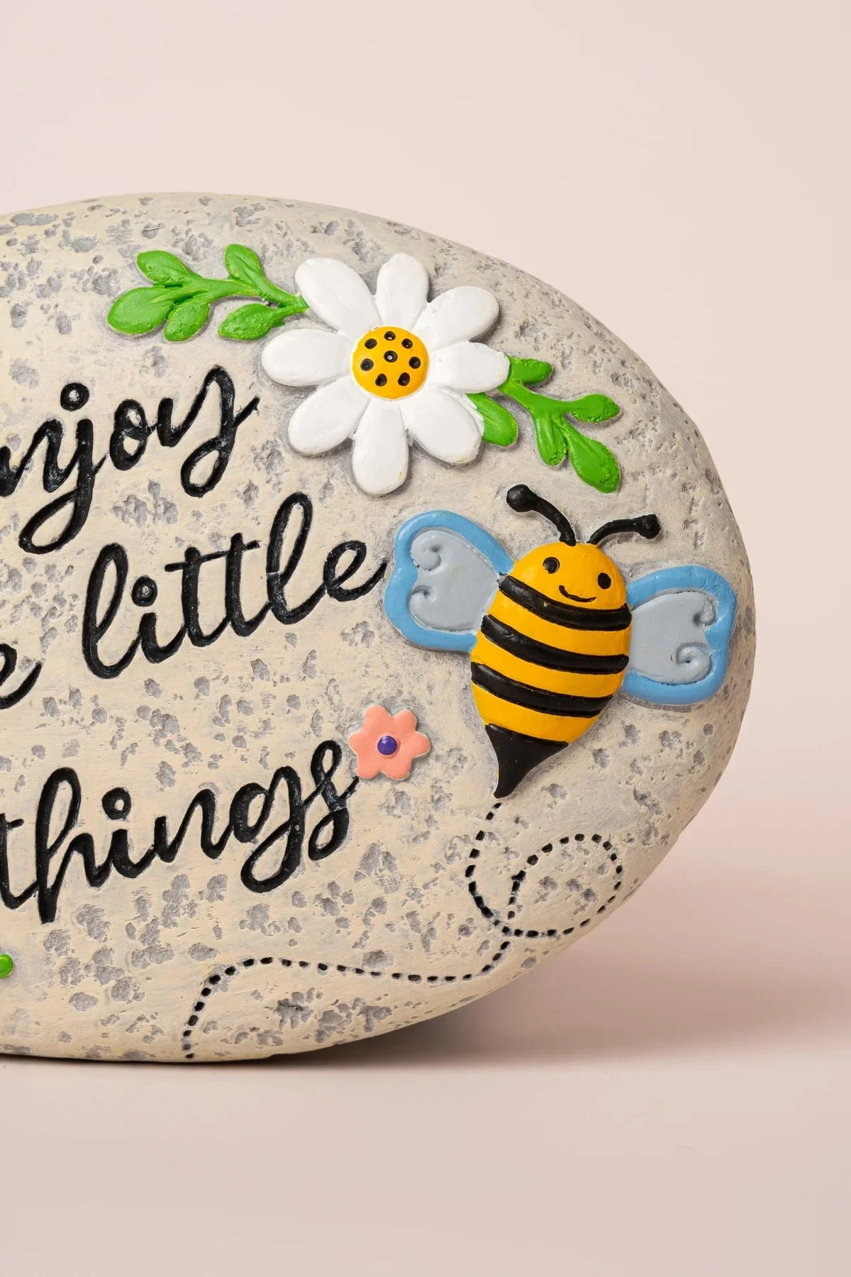 “Enjoy the Little Things” Decorative Garden Stone
