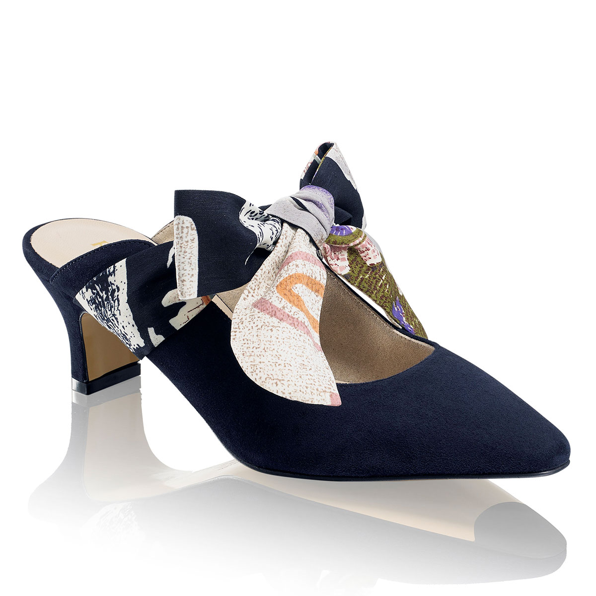 Russell & Bromley MOPPY Silk Bow Mule