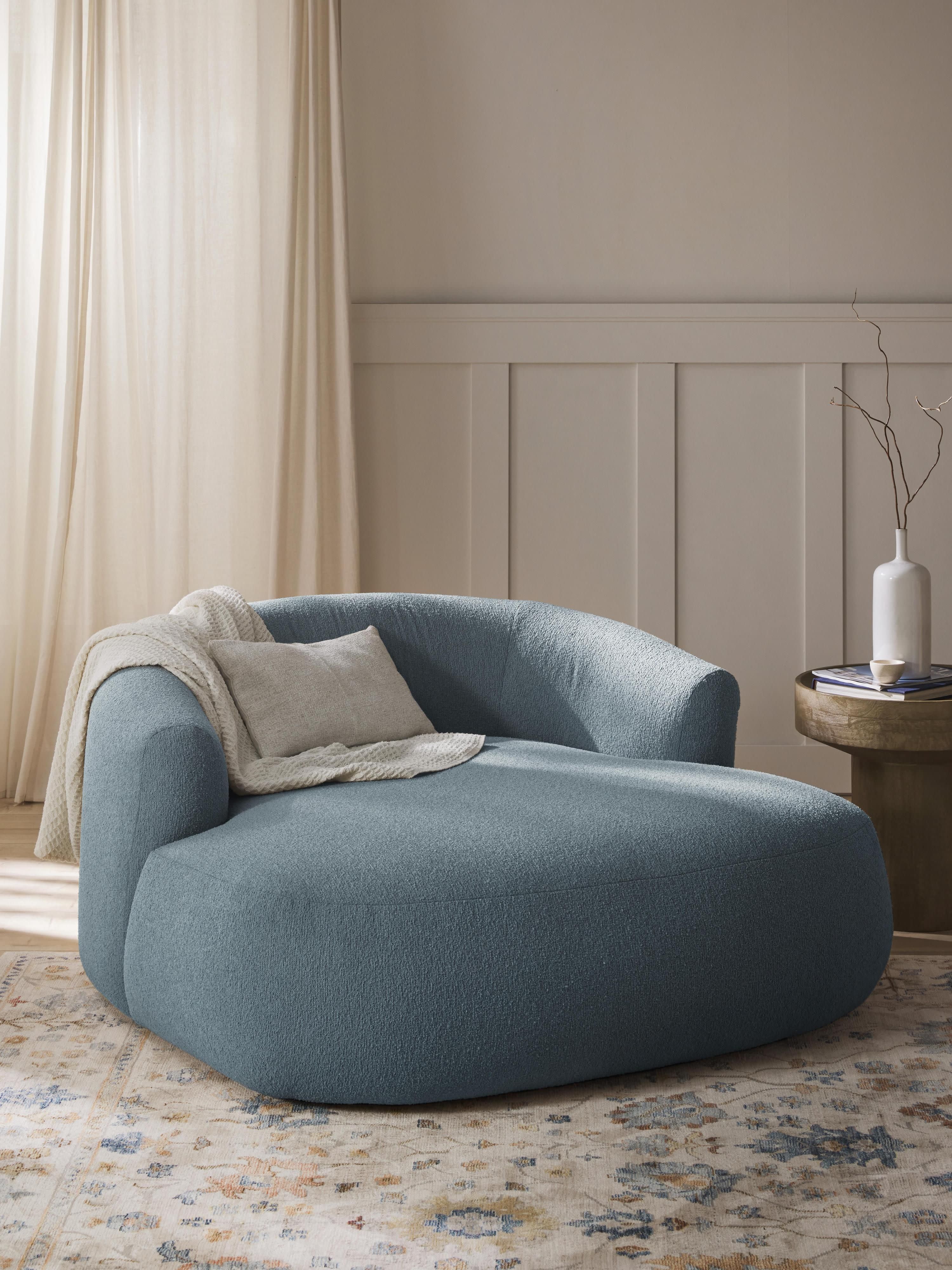 XL Bouclé-Loungesessel Sofia