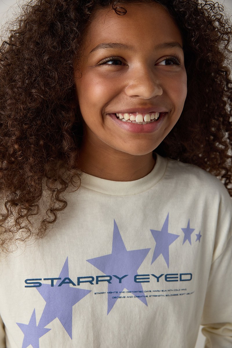Hello Franki Starry Eyed Overized T-Shir for Girls