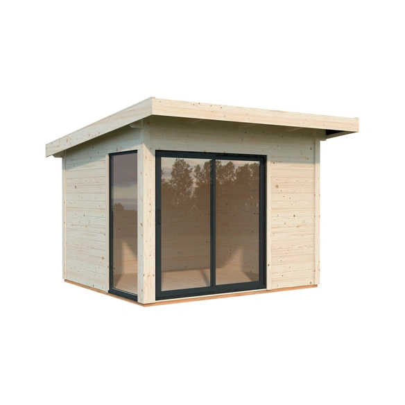 Gartenhaus »Andrea«, Aufstellmaße BxTxH: 340 x 352 x 249 cm, unbehandelt, Holz