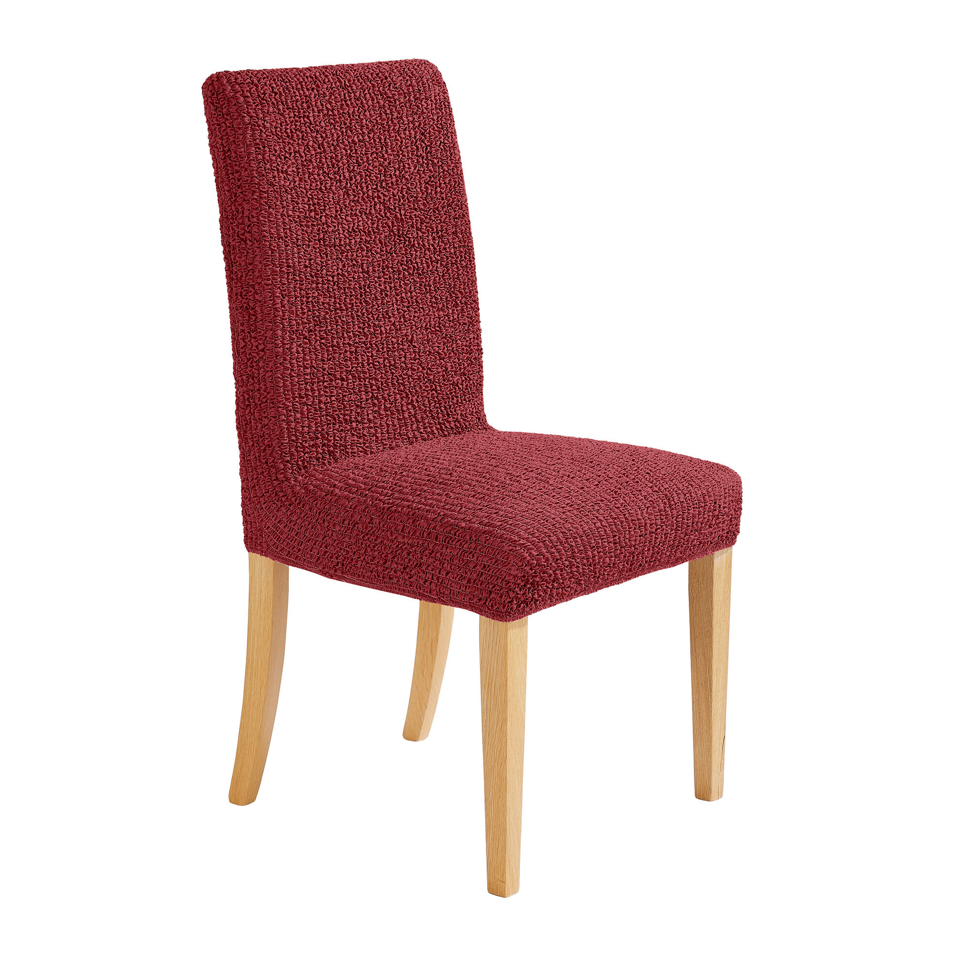 Housse microfibre bi-extensible gaufrée spéciale chaise