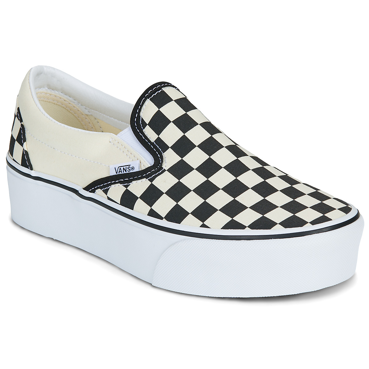 Vans - Classic Slip-On Stackform - Black / White
