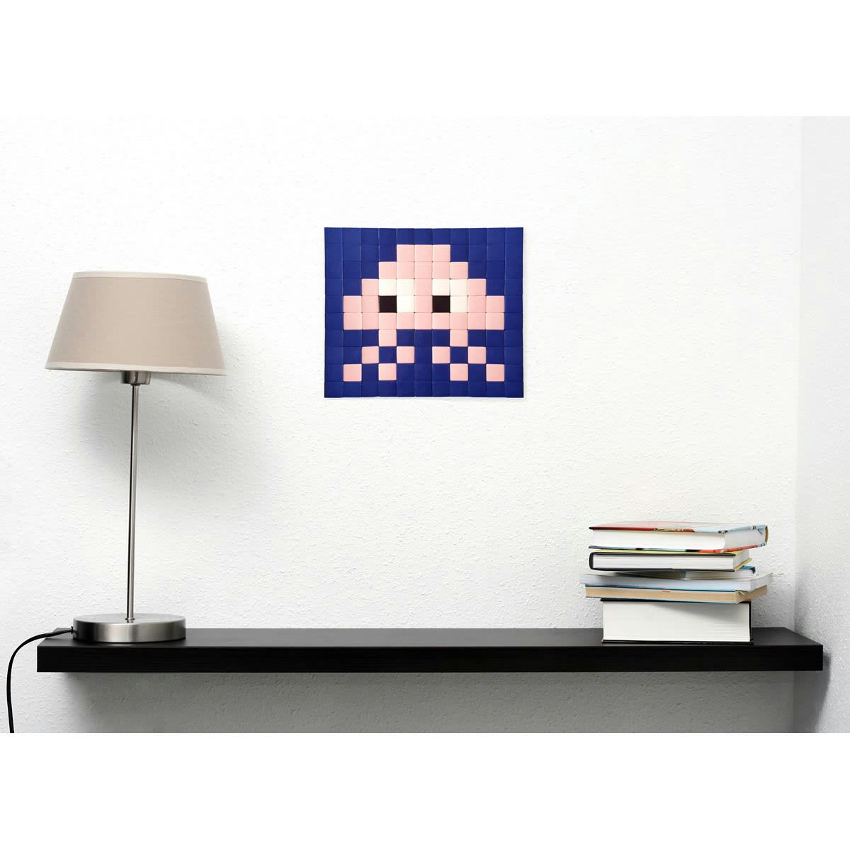 INDOOR INVADERS - Mosaïque invaders en verre rose